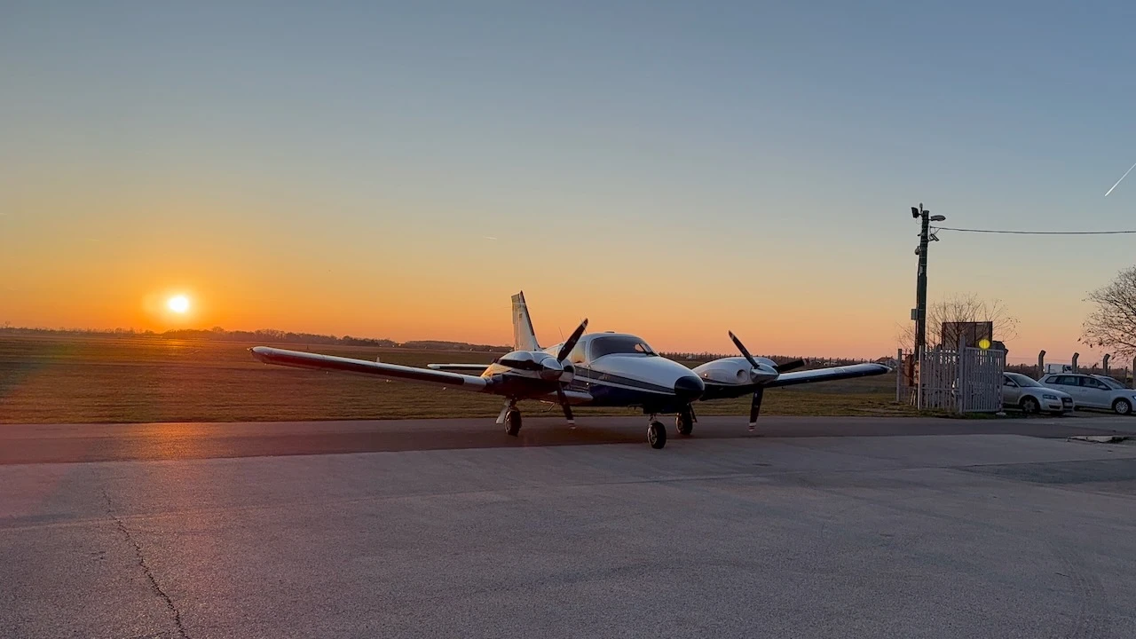 Pilot training scene